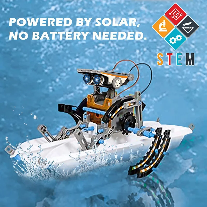 13-in-1 Solar Powered Robot Ki - Renewable Energy Kits 评论和价格
