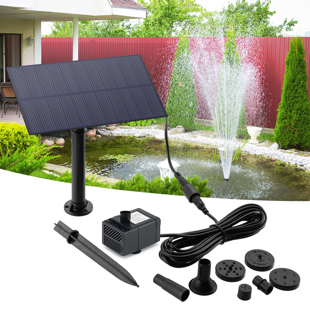5W 5V Water Fountain Garden De - Renewable Energy Kits 评论和价格