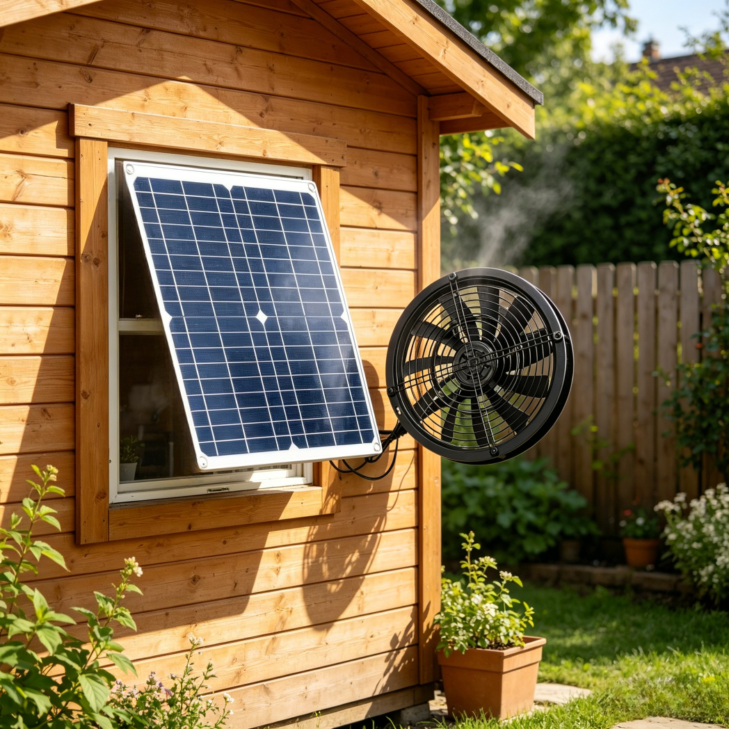 NEW 6 Inch Solar Exhaust Fan K - Renewable Energy Kits 评论和价格