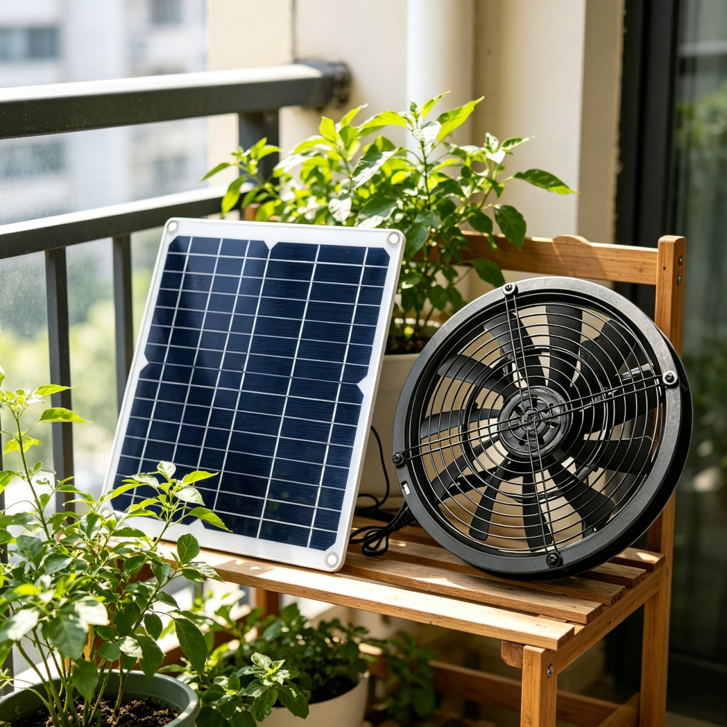 NEW 6 Inch Solar Exhaust Fan K - Renewable Energy Kits 评论和价格