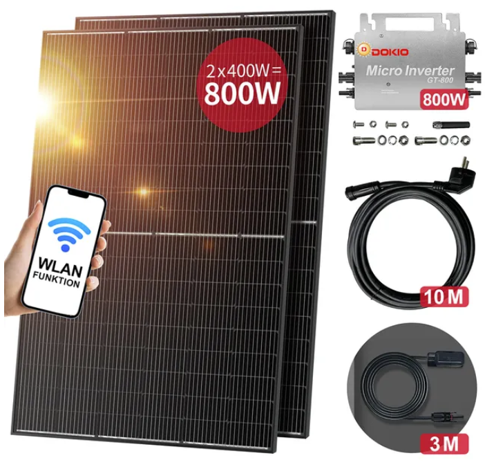 DOKIO Balcony Power Plants Kit - Renewable Energy Kits 评论和价格