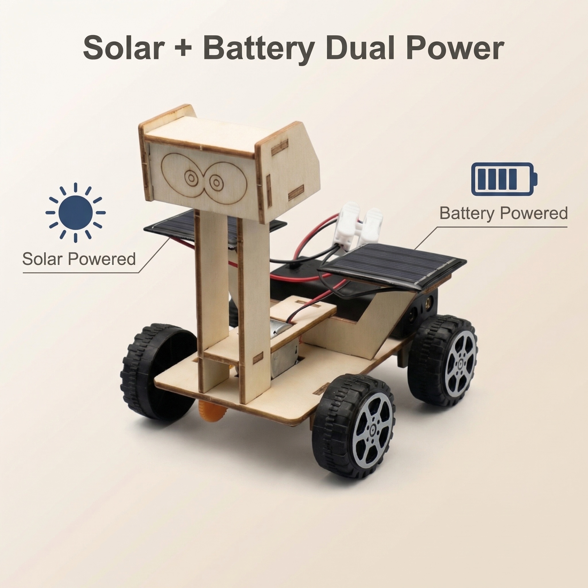 Upgraded 2-in-1 STEM Solar Lun - Renewable Energy Kits 评论和价格