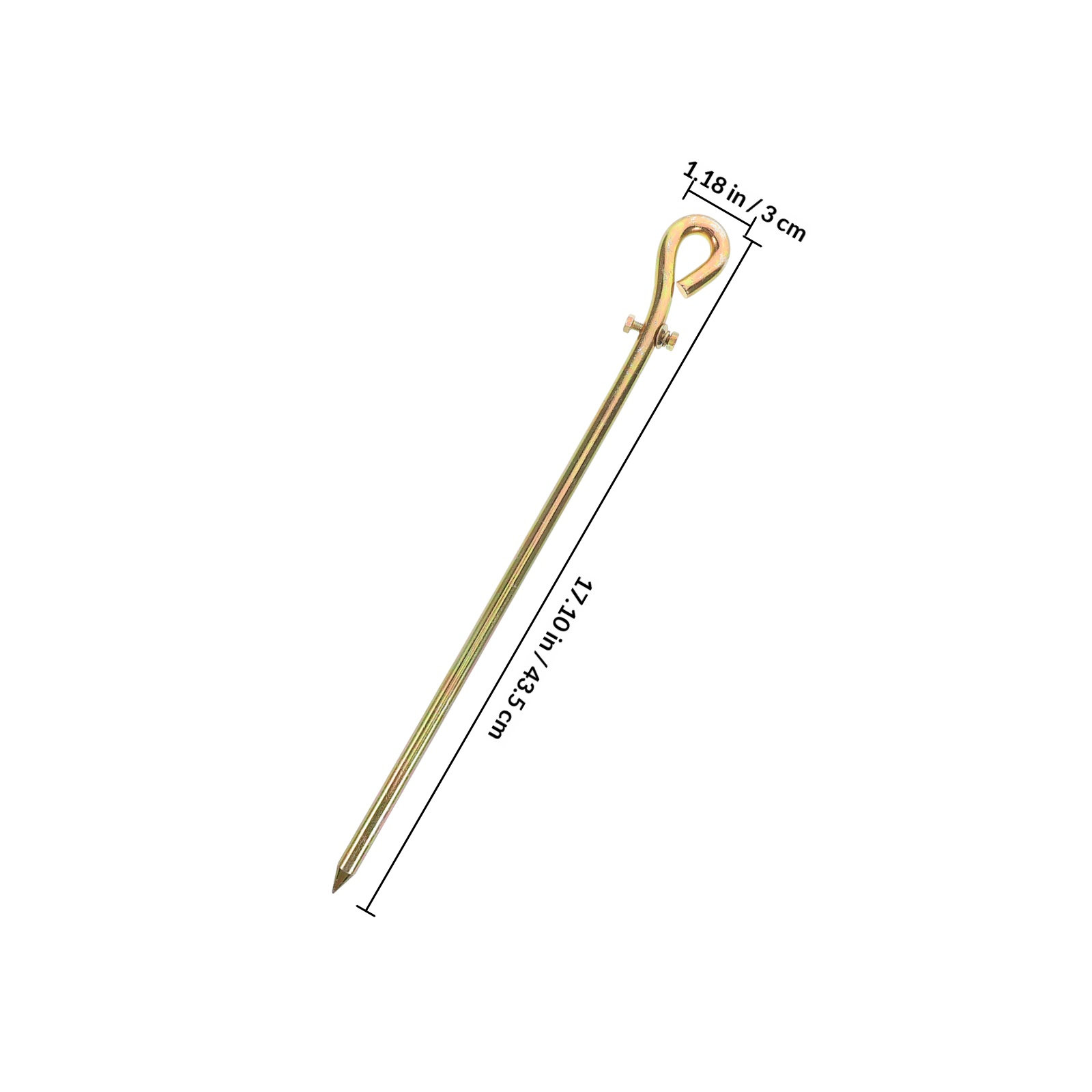 1Set Portable Ground Rod Metal - Earthing Grounding Rod 评论和价格
