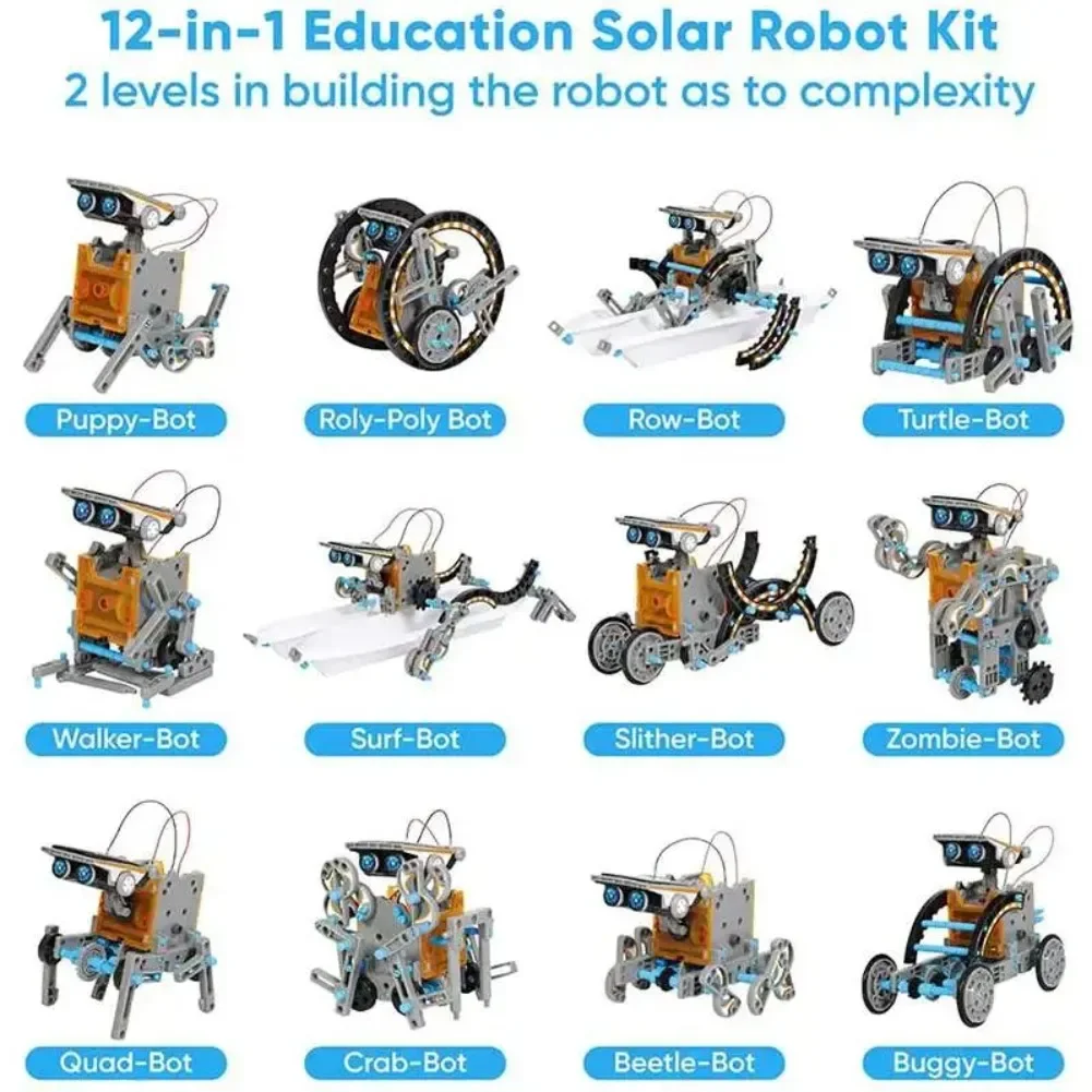 13 in 1 Solar Powered Robot Sc - Renewable Energy Kits 评论和价格