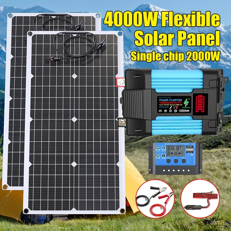 4000W Solar Panel Kit 12V To 1 - Renewable Energy Kits 评论和价格