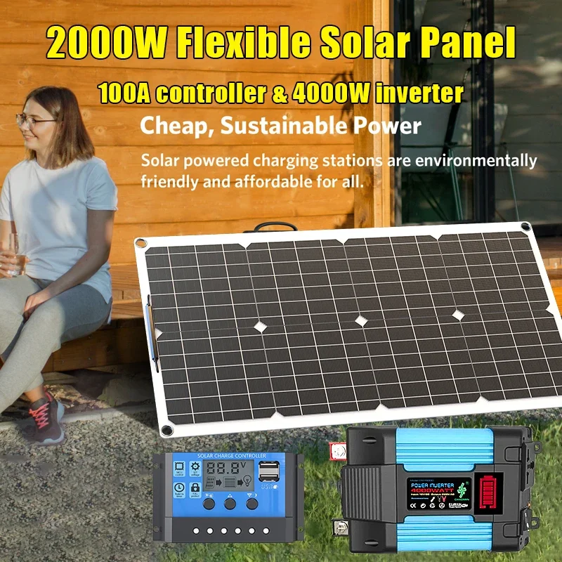4000W Solar Panel Kit 12V To 1 - Renewable Energy Kits 评论和价格